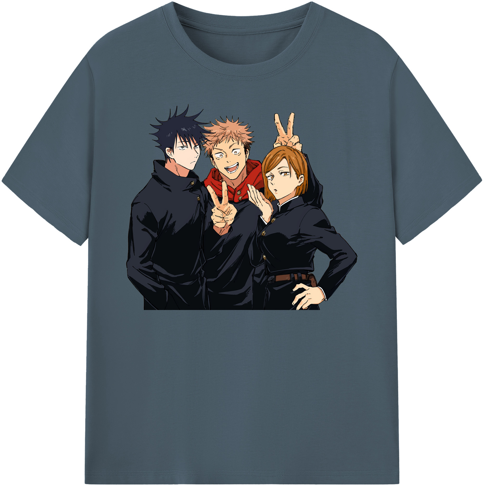 （画像用） 呪術廻戦 Jujutsu Kaisen 綿100％半袖Tシャツ（フロントプリント）